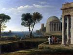 欧洲12-19世纪油画三_CLAUDE LORRAIN - Landscape with Aeneas at Delos